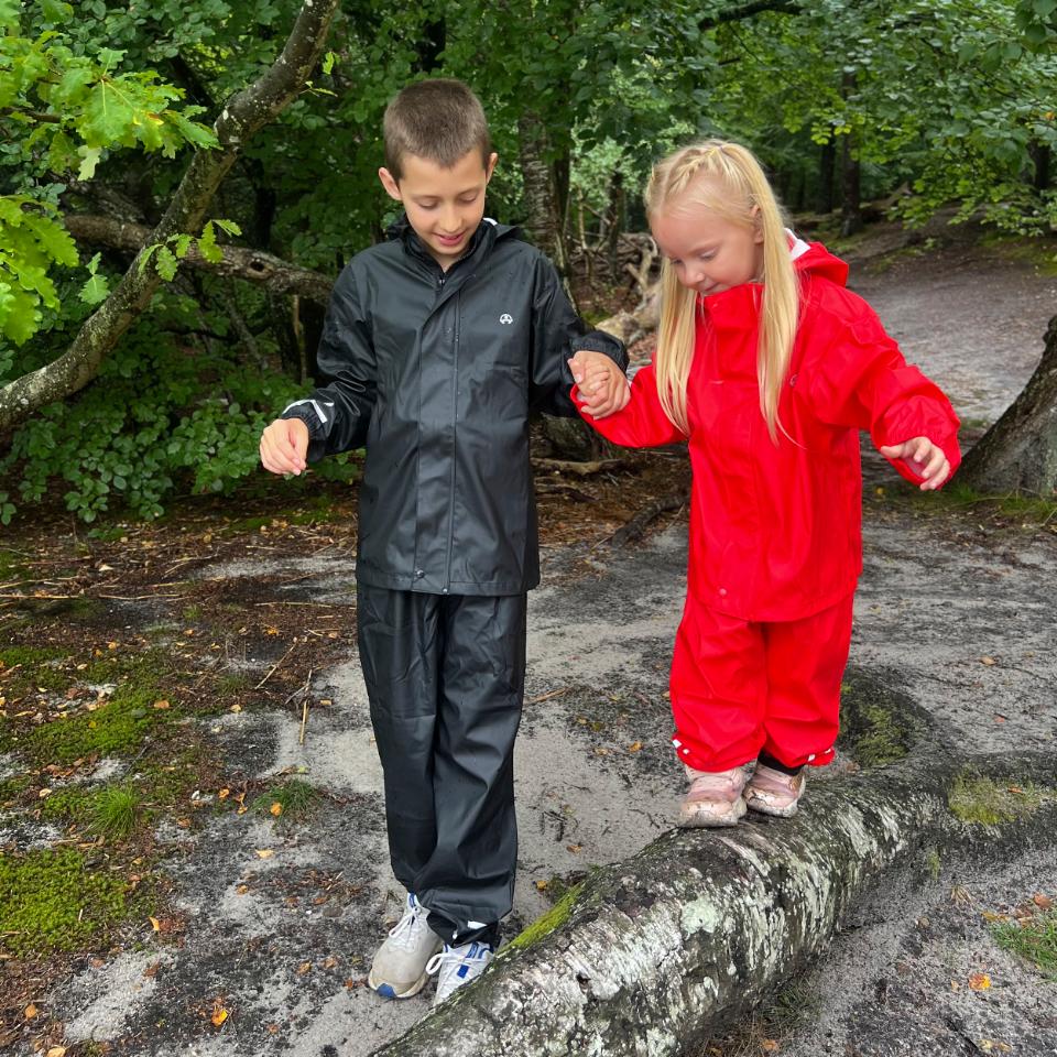 Elka Elements Regnsæt Børn - Rød -