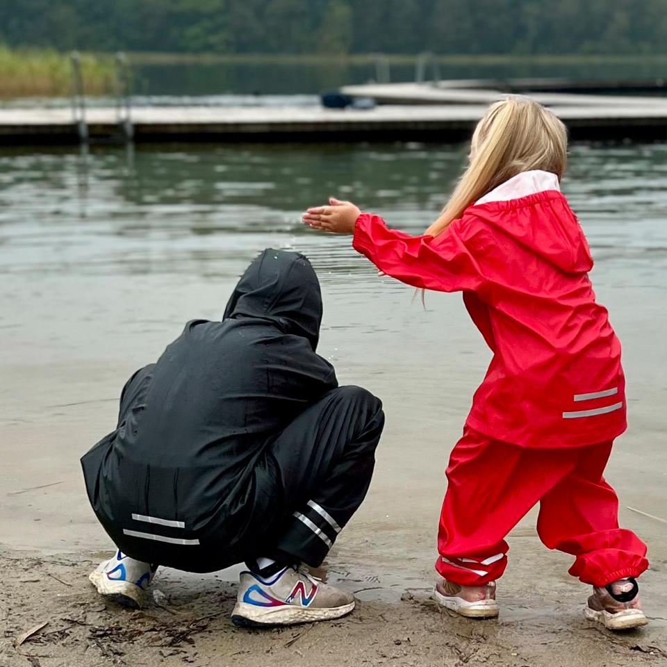 Elka Elements Regnsæt Børn - Rød -