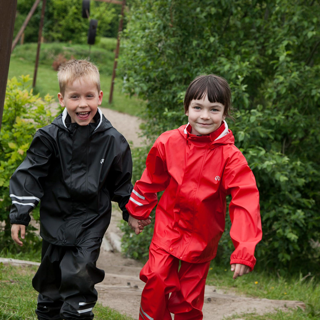 Elka Elements Regnsæt Børn - Rød -
