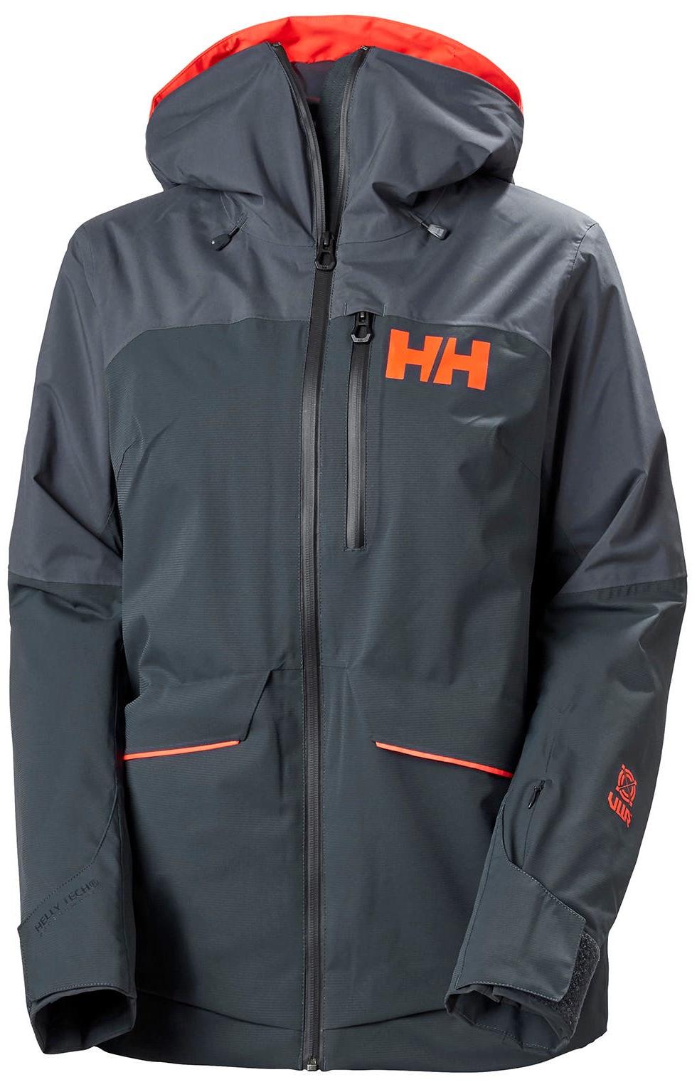 Helly Hansen Women's Powchaser Lifaloft Ski Jacket Skijakke Dame - Slate