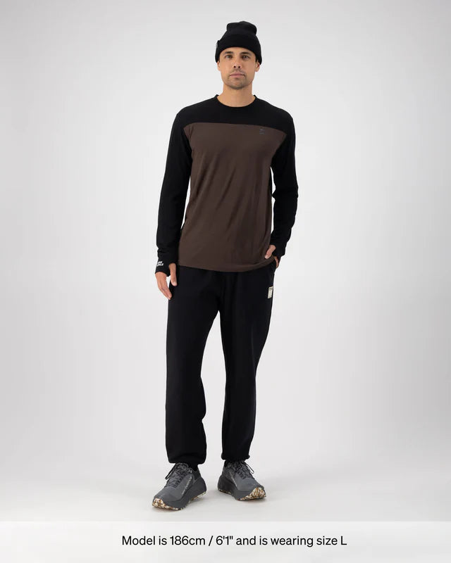 Mons Royale Yotei Merino Long Sleeve Skiundertrøje Herre -