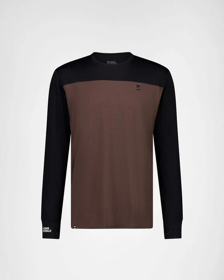 Mons Royale Yotei Merino Long Sleeve Skiundertrøje Herre - Cedar Black