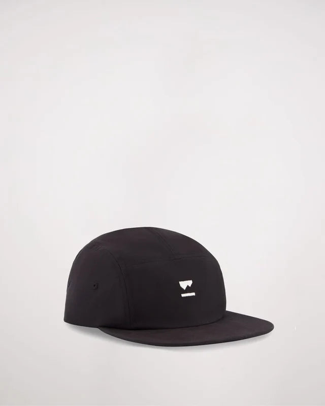 Mons Royale Unisex Ridgeline 5 Panel Cap - Black - Black One-size