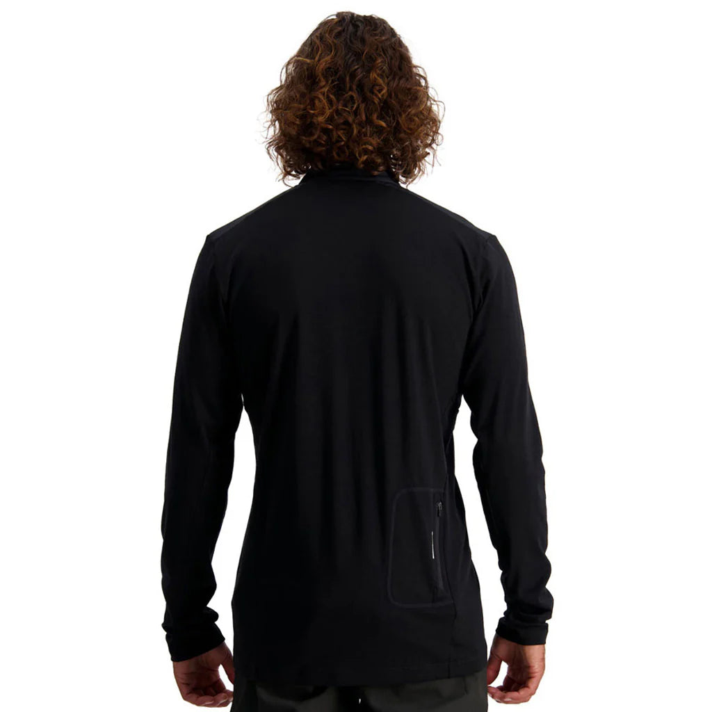 Mons Royale Redwood Wind Jersey Cykeltrøje Herre - Black -