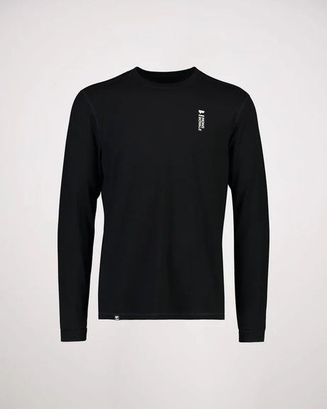 Mons Royale Cascade Merino Base Layer Long Sleeve Skiundertøj Sæt Herre - Black -