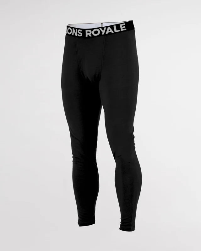 Mons Royale Cascade Merino Base Layer Legging Skiunderbukser Herre - Black