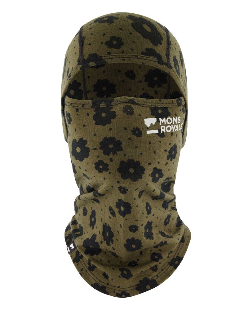 Mons Royale Santa Rosa Merino Flex 200 Balaclava Dame / Herre - Aoraki Lily