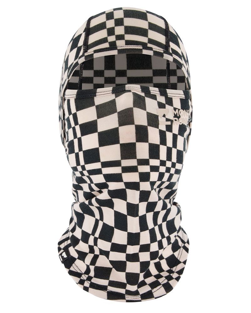 Mons Royale Santa Rosa Merino Flex 200 Balaclava Dame / Herre - Checkers