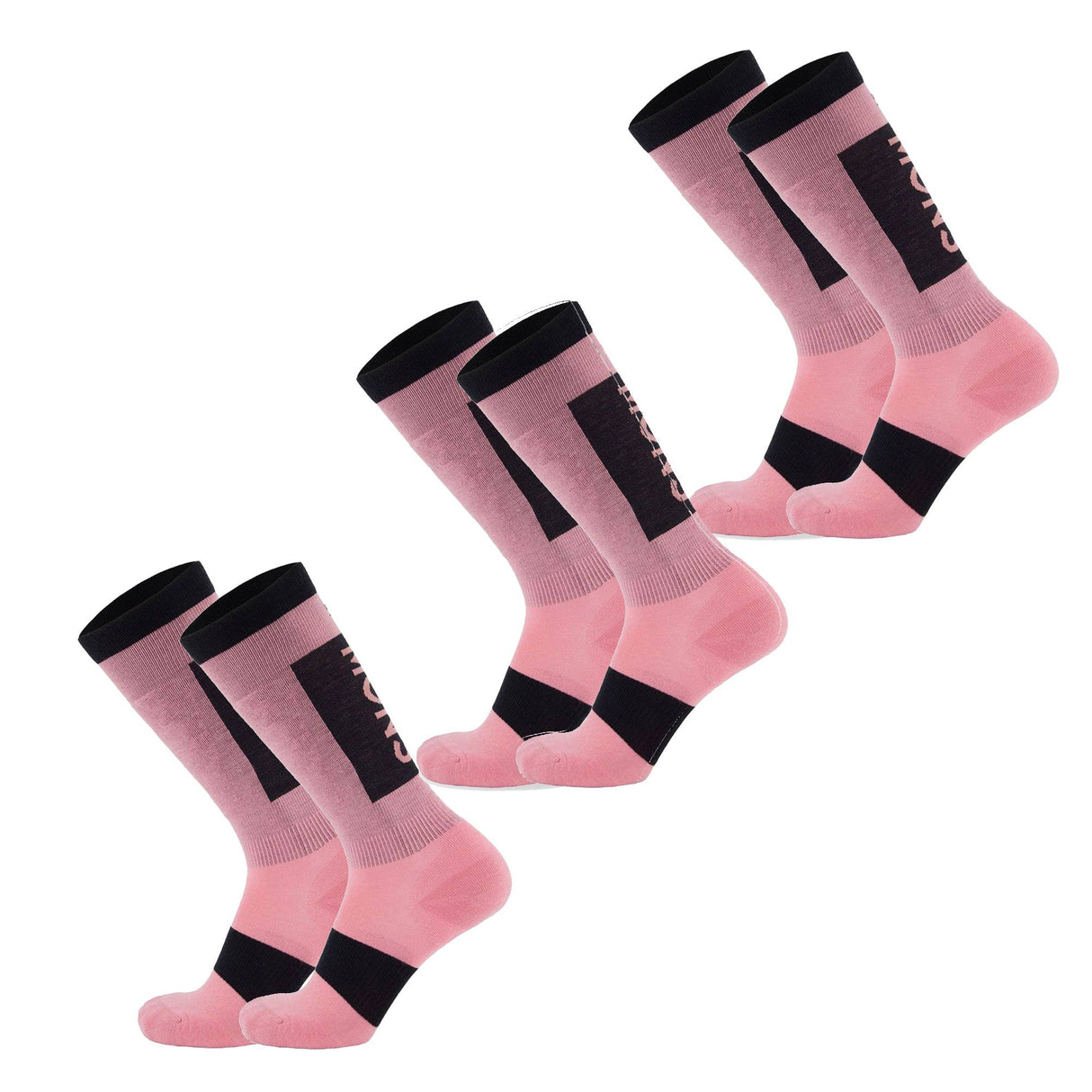 Mons Royale Atlas Merino Snow Sock Skisokker Dame / Herre - Dusty Pink 3-par -
