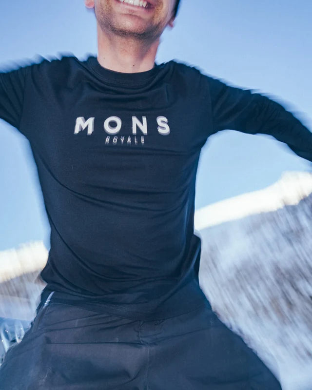 Mons Royale Yotei Merino Classic Long Sleeve Skiundertrøje Herre -