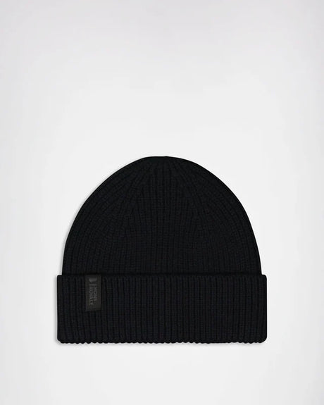 Mons Royale Fjord Merino Beanie Hue Dame / Herre - Black One-size