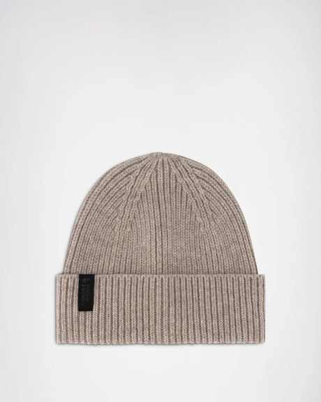 Mons Royale Fjord Merino Beanie Hue Dame / Herre - Taupe One-size