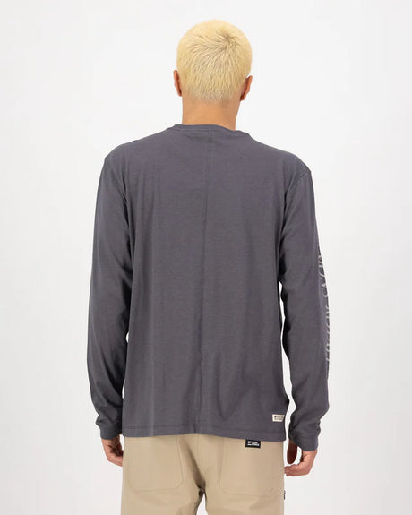 Mons Royale Yonder Merino Organic Cotton Long Sleeve T-Shirt Herre -