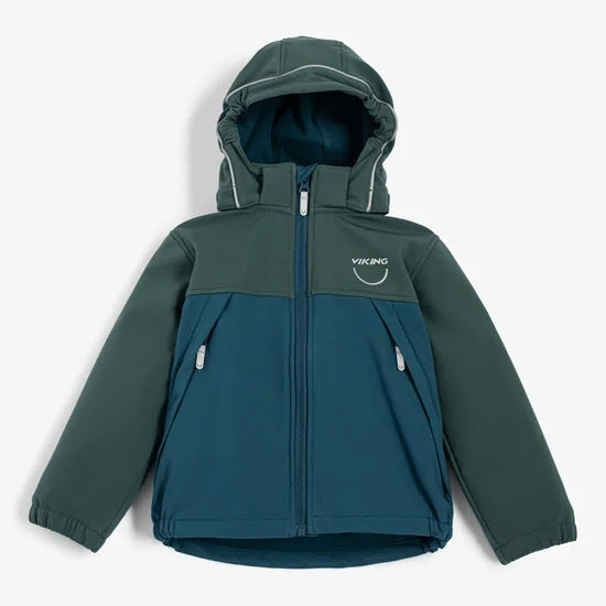 Viking Play Softshell Jacket Jakke Børn - Dark Green - Dark Green