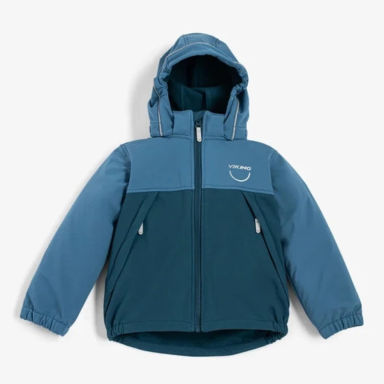 Viking Play Softshell Jacket Jakke Børn - Denim - Denim