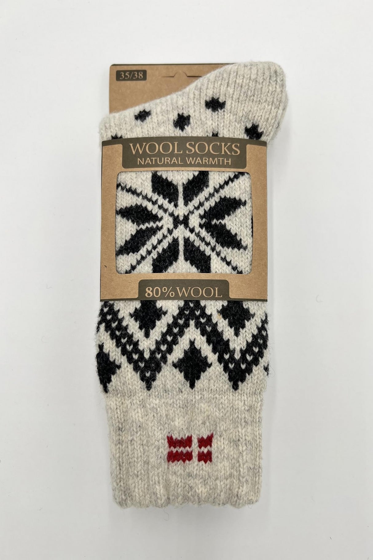 Woolwear Ragsokker Dame Herre - Lysegrå