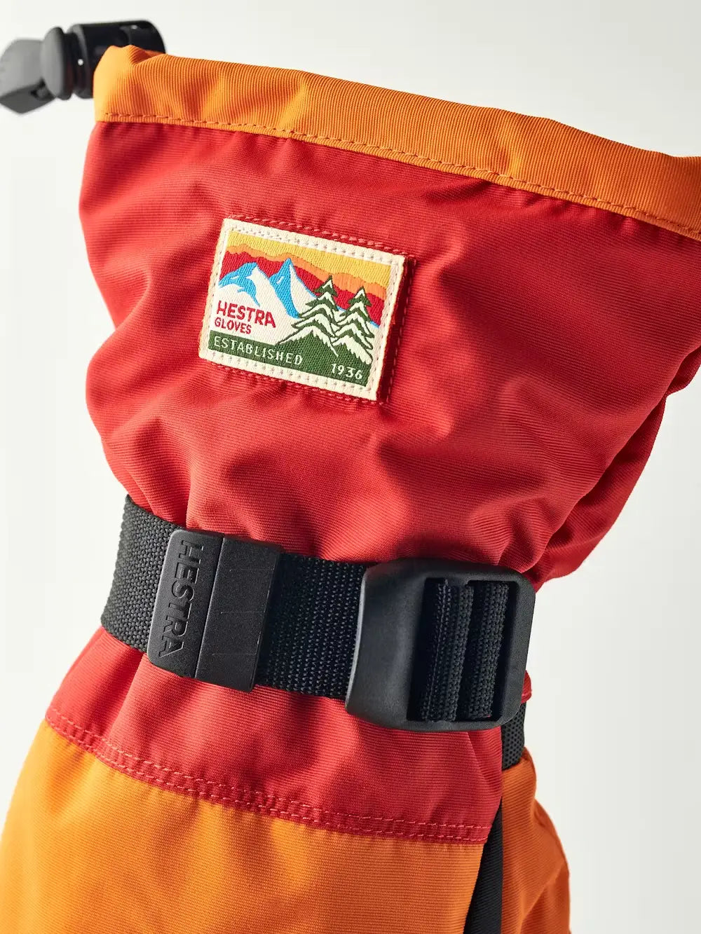 Hestra Gauntlet Sr 5-finger Skihandsker - Orange / Light red -