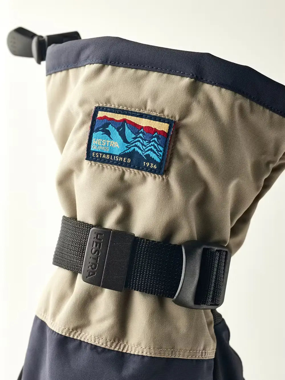 Hestra Gauntlet Sr 5-finger Skihandsker - Dark navy / Beige -