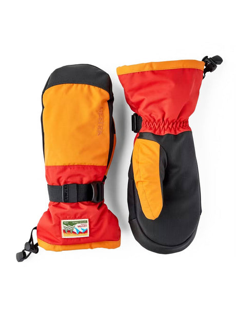 Hestra Gauntlet Sr. - mitt Skiluffer Dame / Herre - Orange / Light red -
