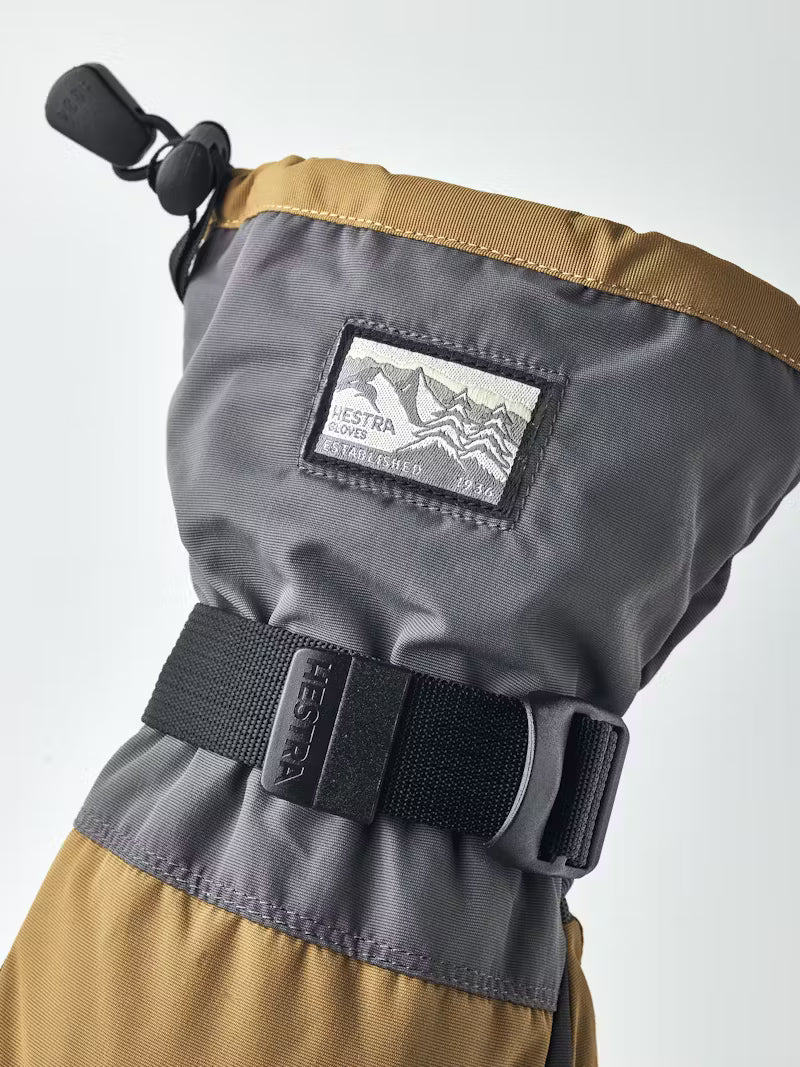 Hestra Gauntlet Sr 3-finger Skihandsker Dame / Herre - Dark sand/Graphite -