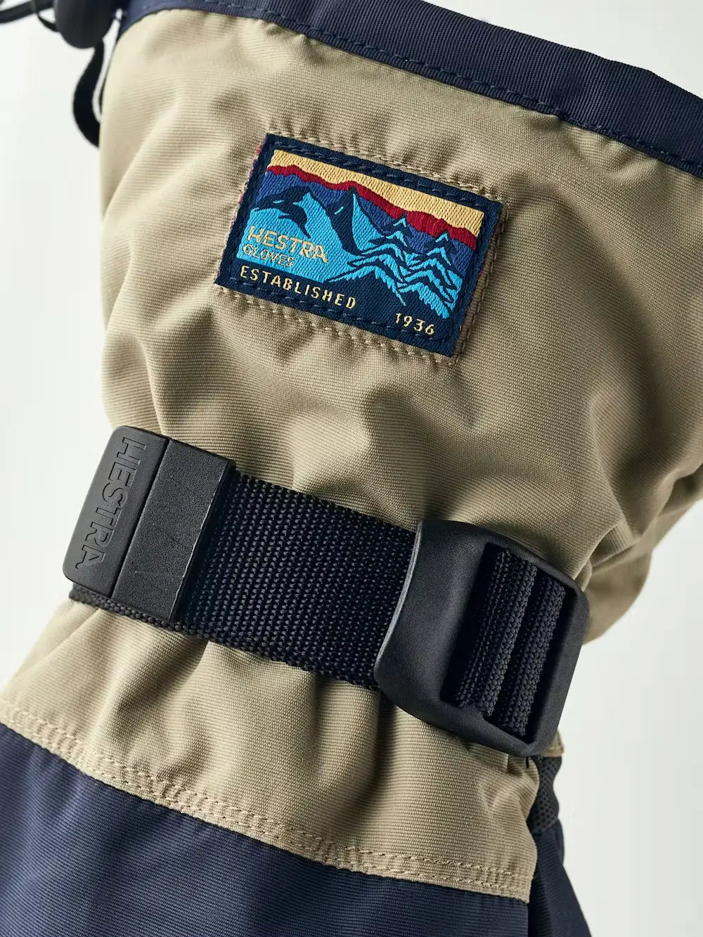 Hestra Gauntlet Sr 3-finger Skihandsker Dame / Herre - Dark navy / Beige -