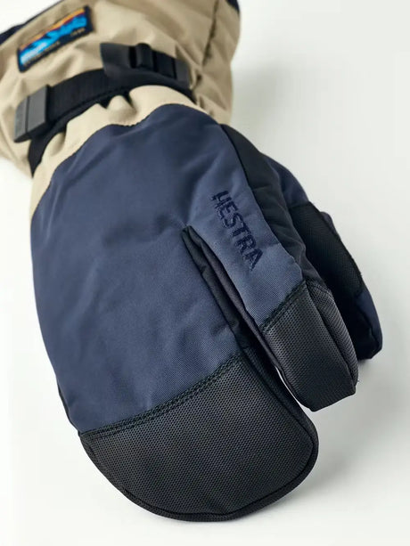 Hestra Gauntlet Sr 3-finger Skihandsker Dame / Herre - Dark navy / Beige -