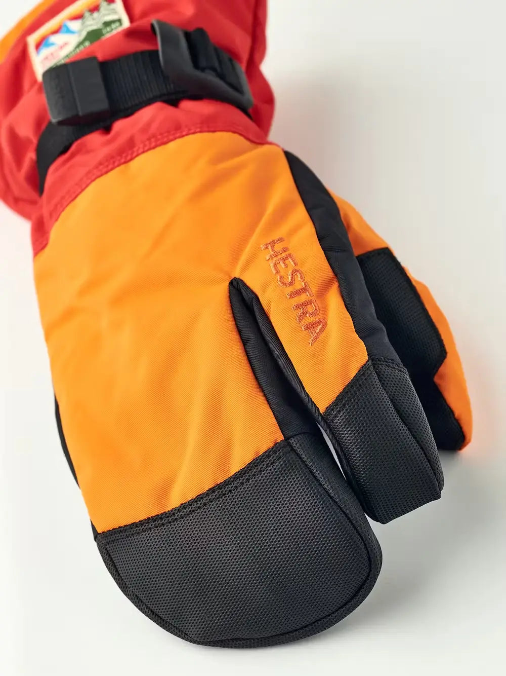 Hestra Gauntlet Sr 3-finger Skihandsker Dame / Herre - Orange / Light red -