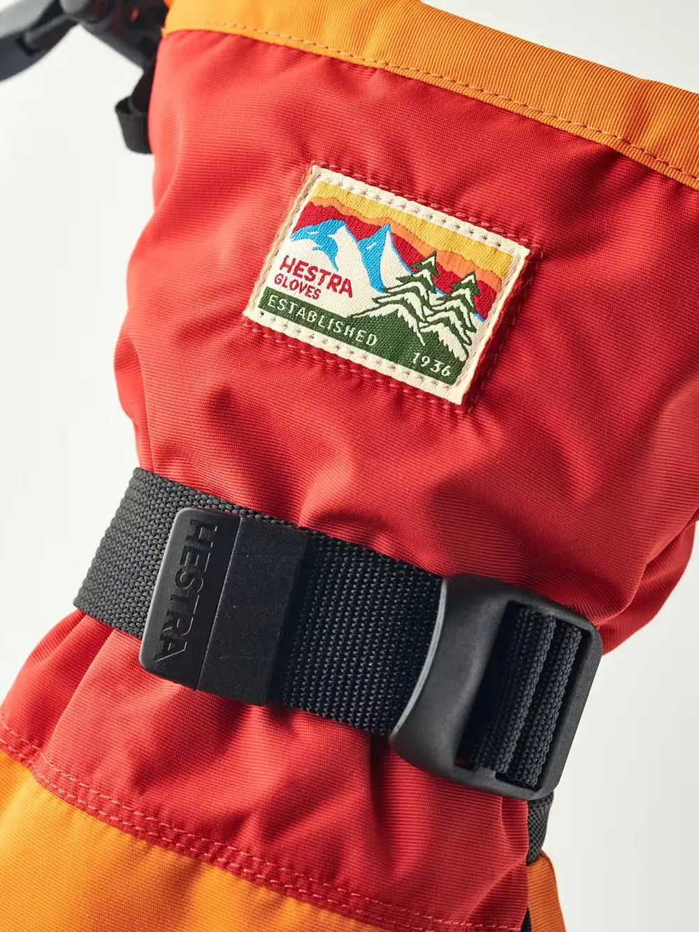 Hestra Gauntlet Sr 3-finger Skihandsker Dame / Herre - Orange / Light red -