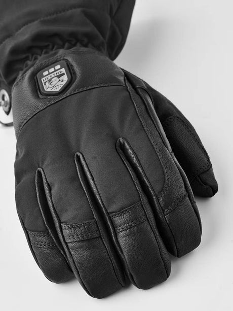Hestra Heater Gauntlet - 5 finger Skihandsker Dame / Herre - Black -
