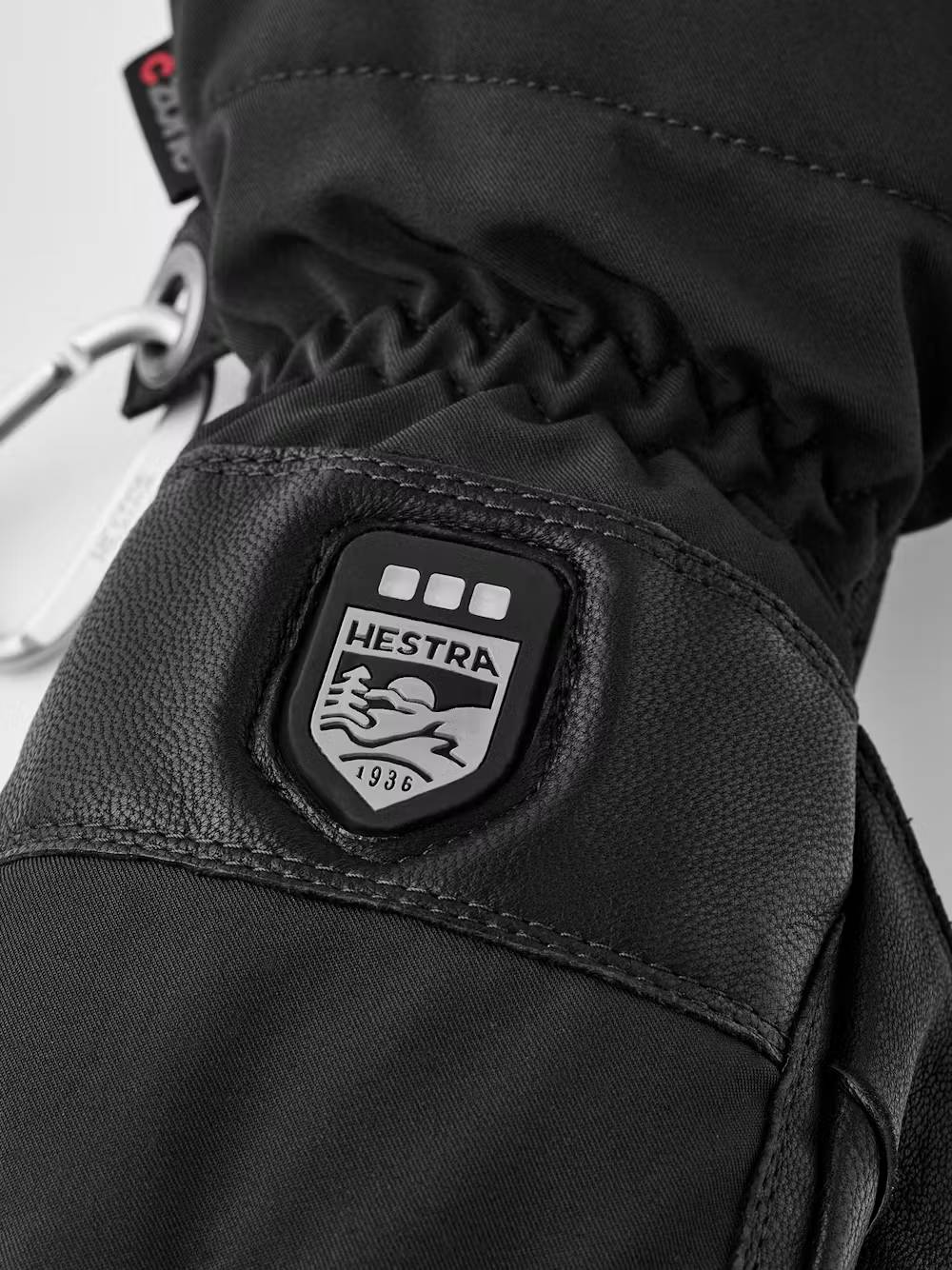 Hestra Heater Gauntlet - 5 finger Skihandsker Dame / Herre - Black -