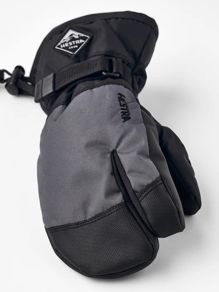 Hestra Gauntlet CZone Jr. 3-finger Skihandsker Børn - Graphite/Black