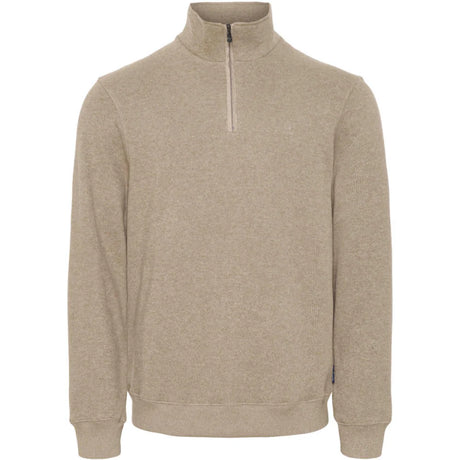 Sea Ranch Cromwell Langærmet Sweater med Lynlås Herre - Oxford Tan - Oxford Tan
