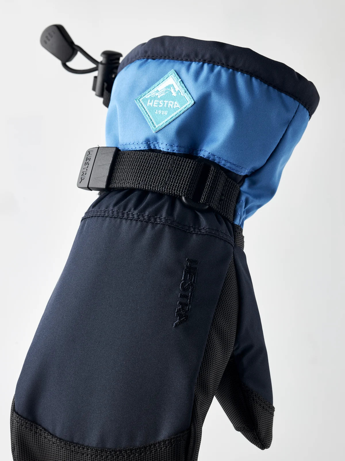 Hestra Gauntlet CZone Jr. Skiluffer Børn - Dark navy & Sky blue