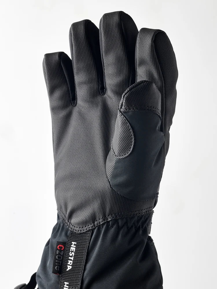 Hestra Gauntlet CZone Jr. 5-finger Skihandsker Børn - Graphite/Black