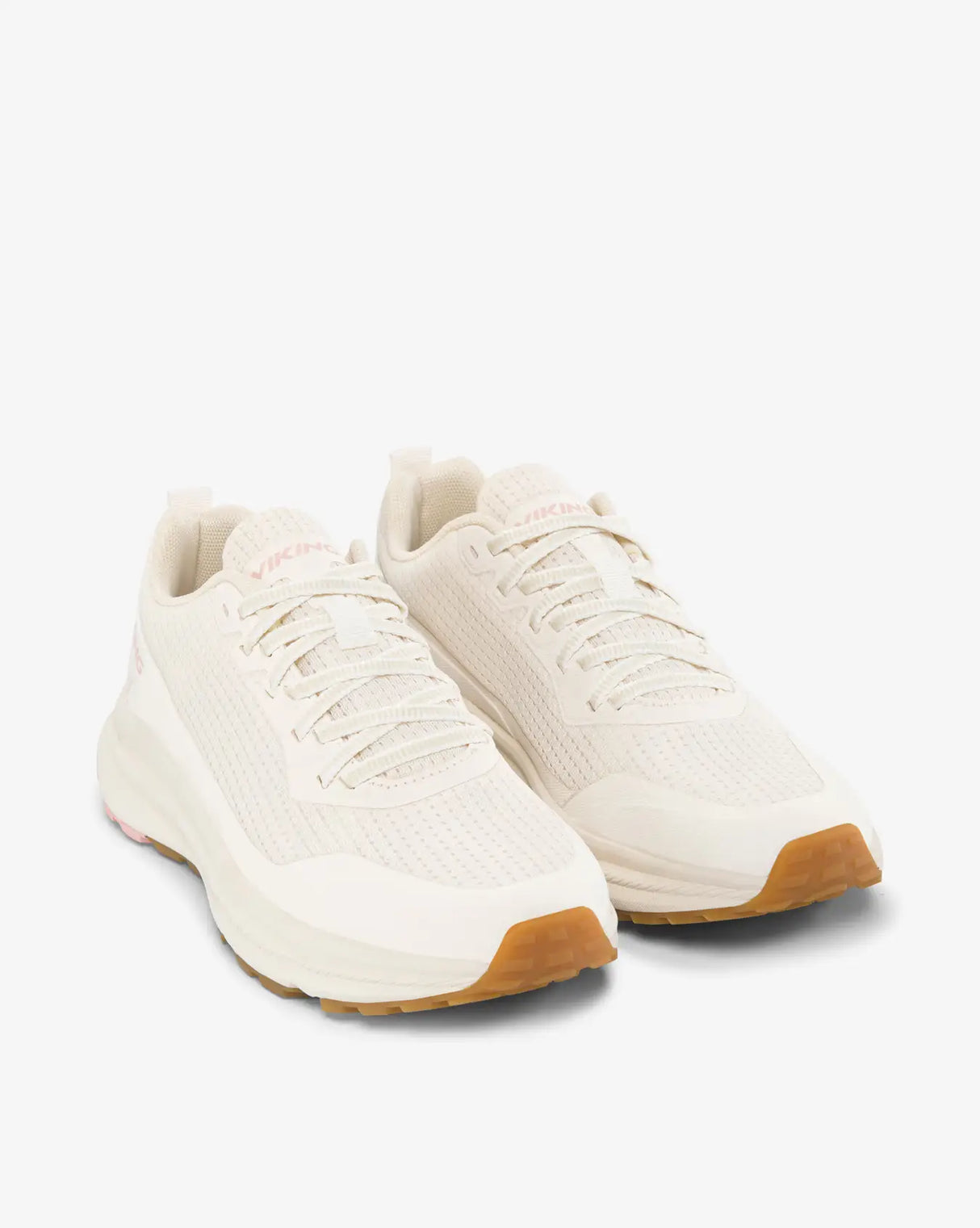 Viking Motion Low W Sneakers Dame - Cream/Light Pink -