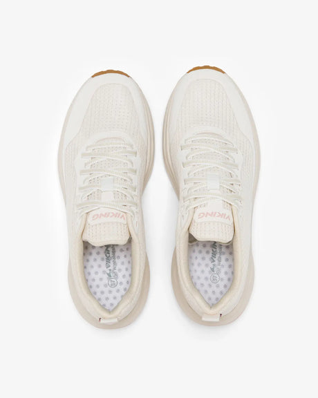Viking Motion Low W Sneakers Dame - Cream/Light Pink -