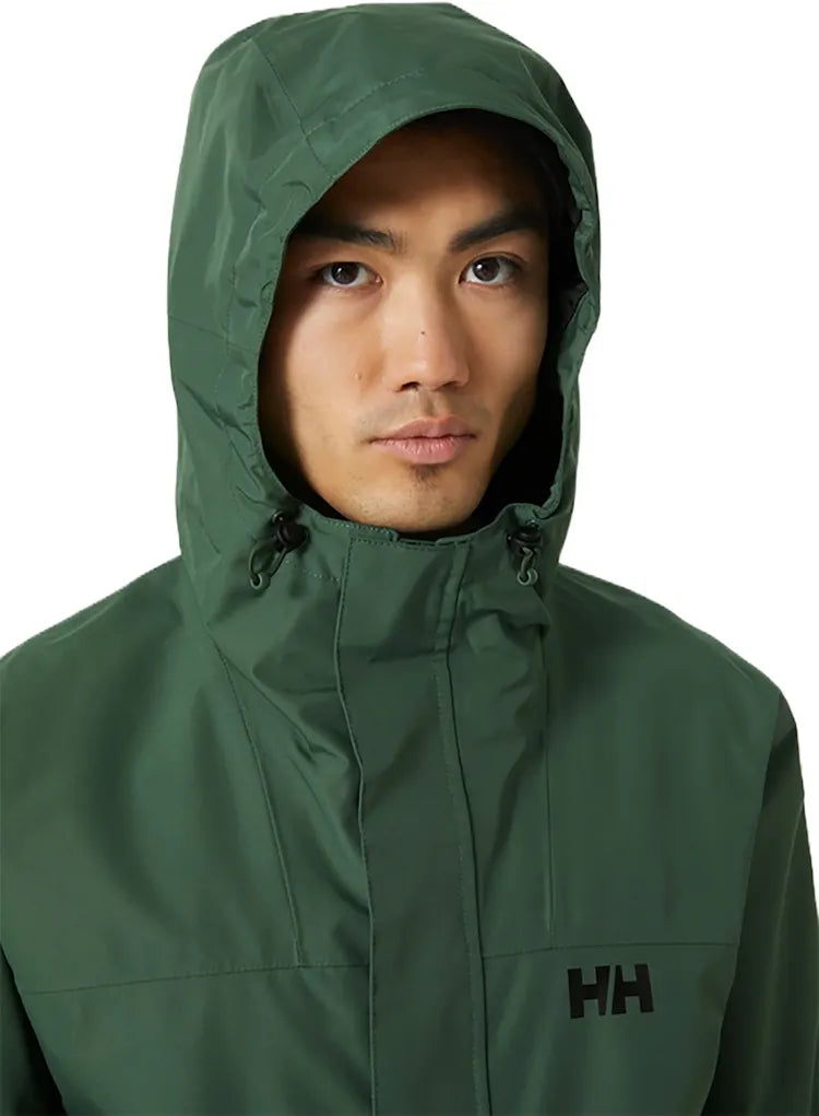 Helly Hansen Men's Flex Rain Jacket Regnjakke Herre - Darkest Spruce -