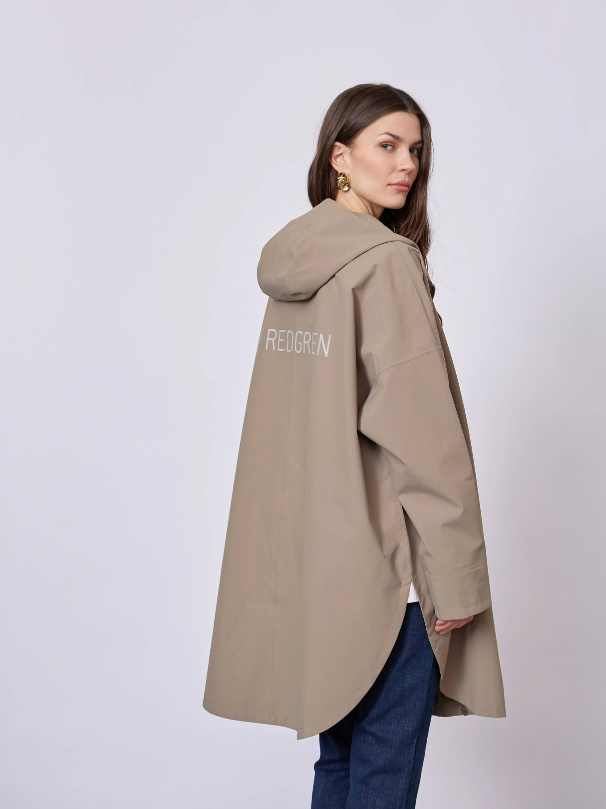 Redgreen Women Sasha Regnjakke Dame - Dark Sand