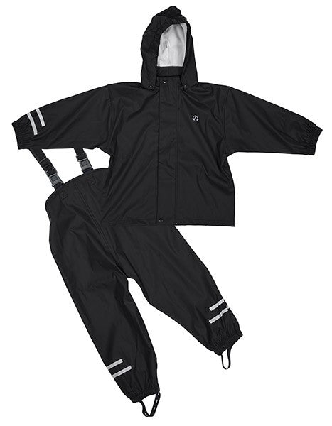 Elka Elements Regnsæt Børn - Sort - Sort