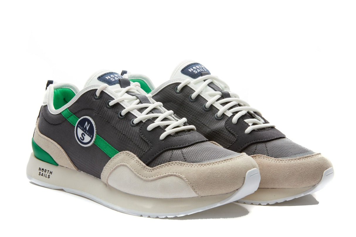 North Sails Horizon Jet Sneakers Herre - Gray-Beige-Green -
