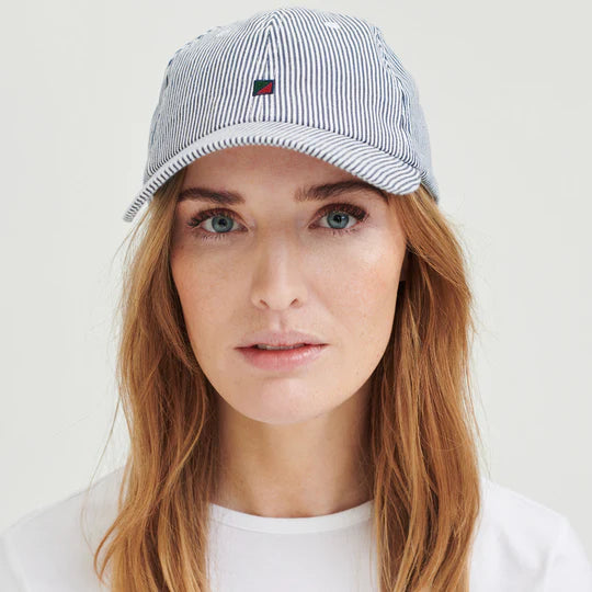 Redgreen Women Lula Cap Kasket Dame - Navy Stripe - Navy Stripe One-size