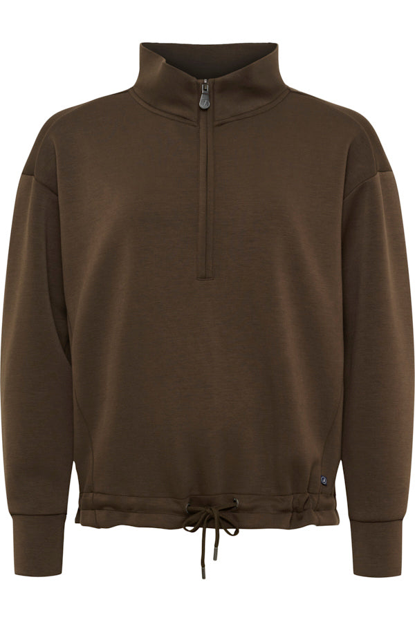 Sea Ranch Gigi Damesweatshirt - Chocolate - - 26-6-266-SR_Gigi-1971Chocolate-Main