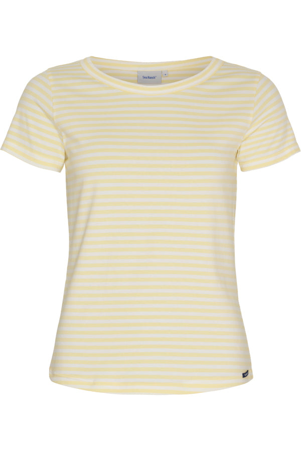 Sea Ranch Tilda T-shirt Dame - Pearl/Vanilla - Pearl Vanilla