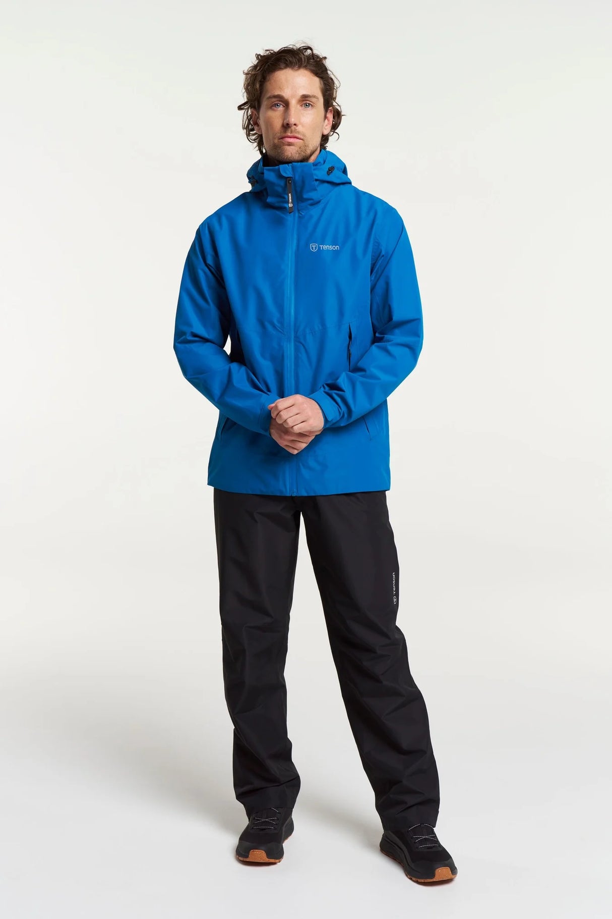 Tenson Winga Rain Jacket Men Regnjakke Herre - Blue -