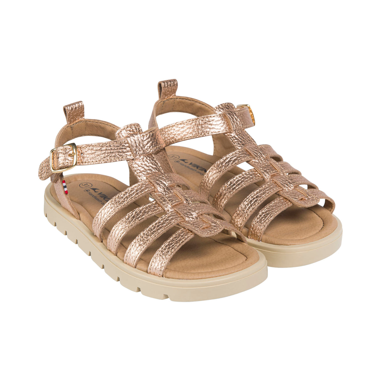 Viking Alm Sandal 1V Børnesandaler - Gold