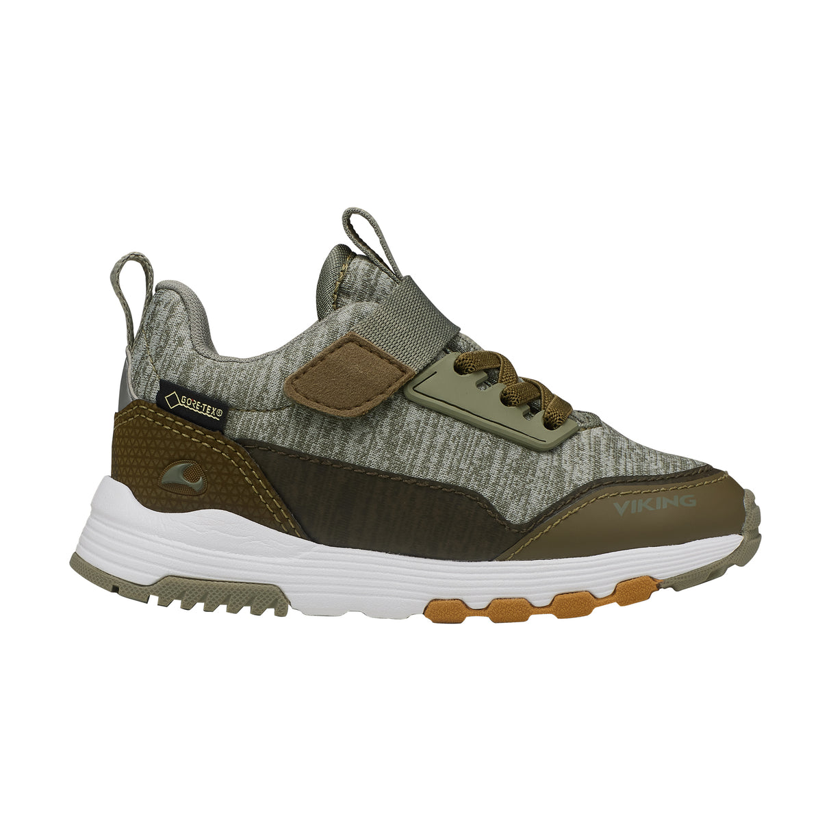 Viking Arendal Low GTX Kids Active Sneaker Børn - Olive/Light Green - Olive Light Green