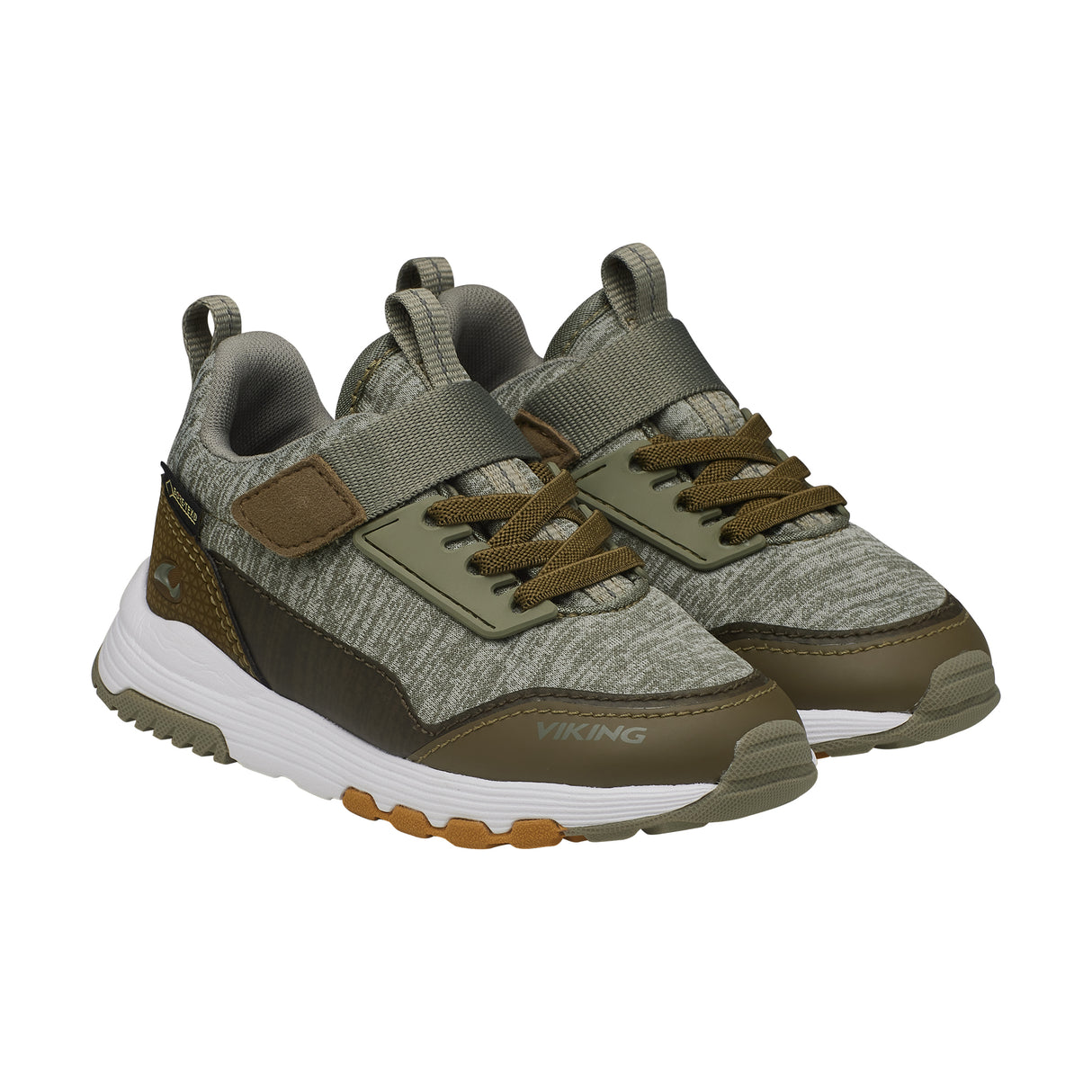 Viking Arendal Low GTX Kids Active Sneaker Børn - Olive/Light Green -
