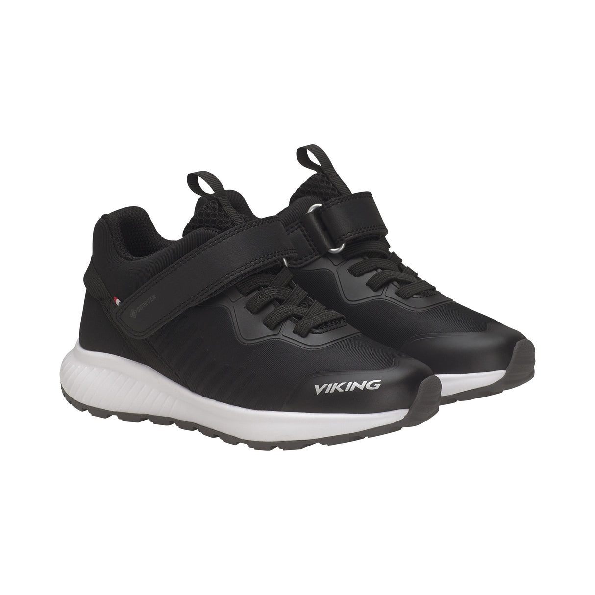 Viking Aery Tau Mid GTX Kids Sneaker Børn - Black -