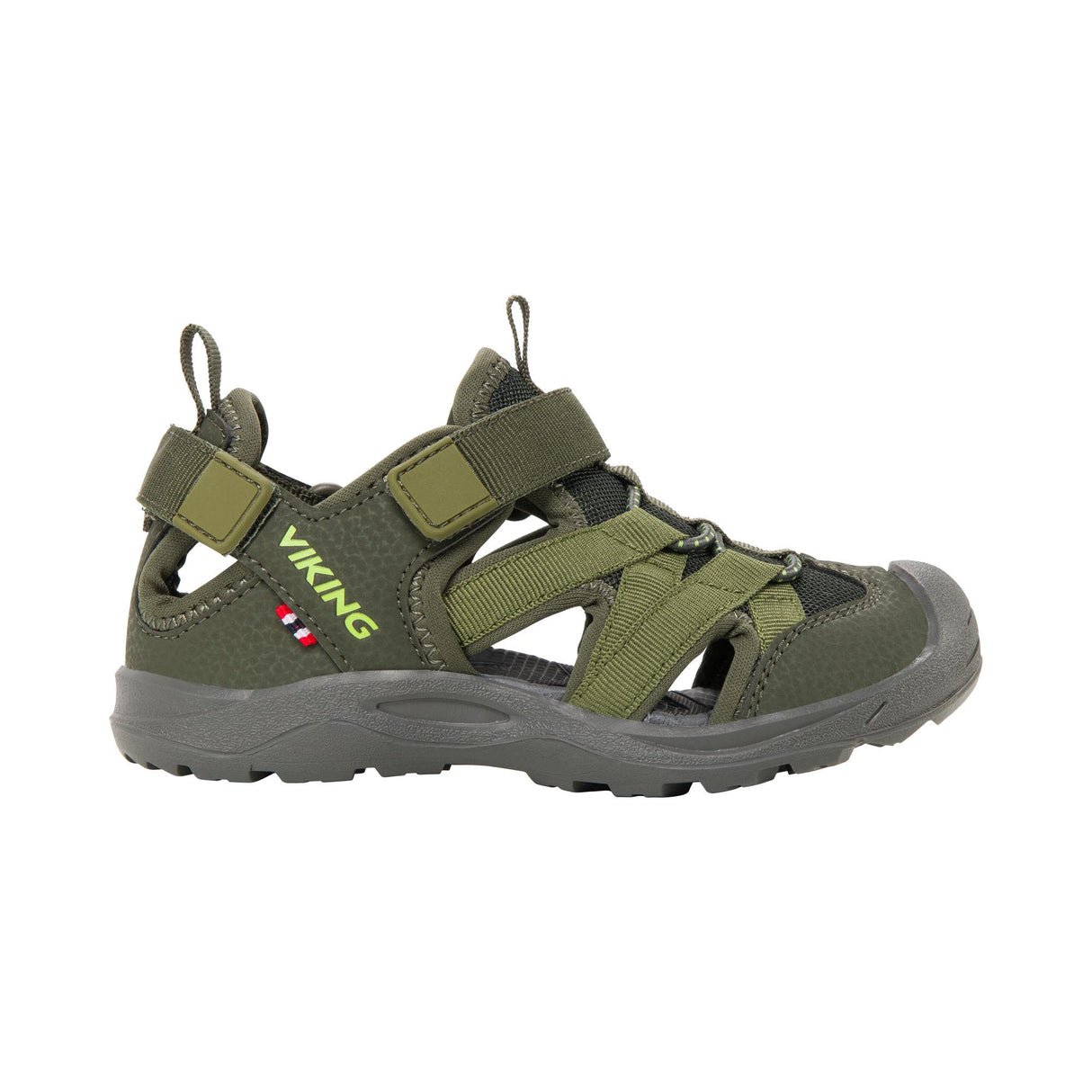Viking Adventure Sandaler 2V Børn - Huntinggreen/Khaki - Huntinggreen Khaki