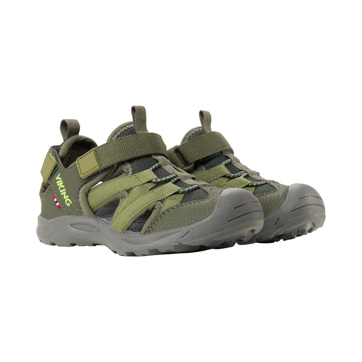 Viking Adventure Sandaler 2V Børn - Huntinggreen/Khaki -